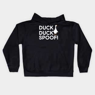 Duck Duck Spoof Duck Lover Kids Hoodie